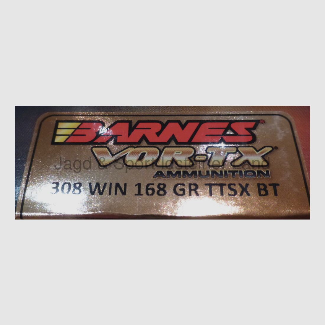 Barnes VOR-TX euro TTSX 168grs (lead-free)
