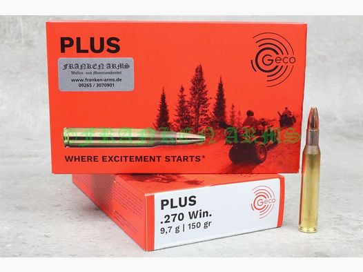 Geco Plus .270 Win. 150gr. 9,7g 20 Stück Staffelpreis