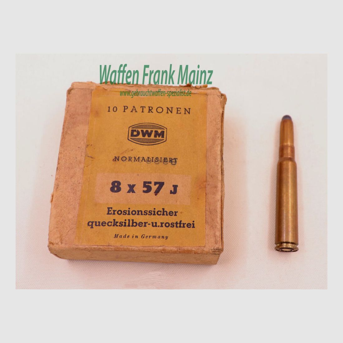 DWM, Karlsruhe Büchsenpatronen 8x57J