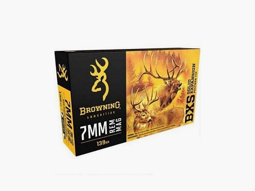 Patronen Browning BXS 139 gr - Kal. 7 mm REM