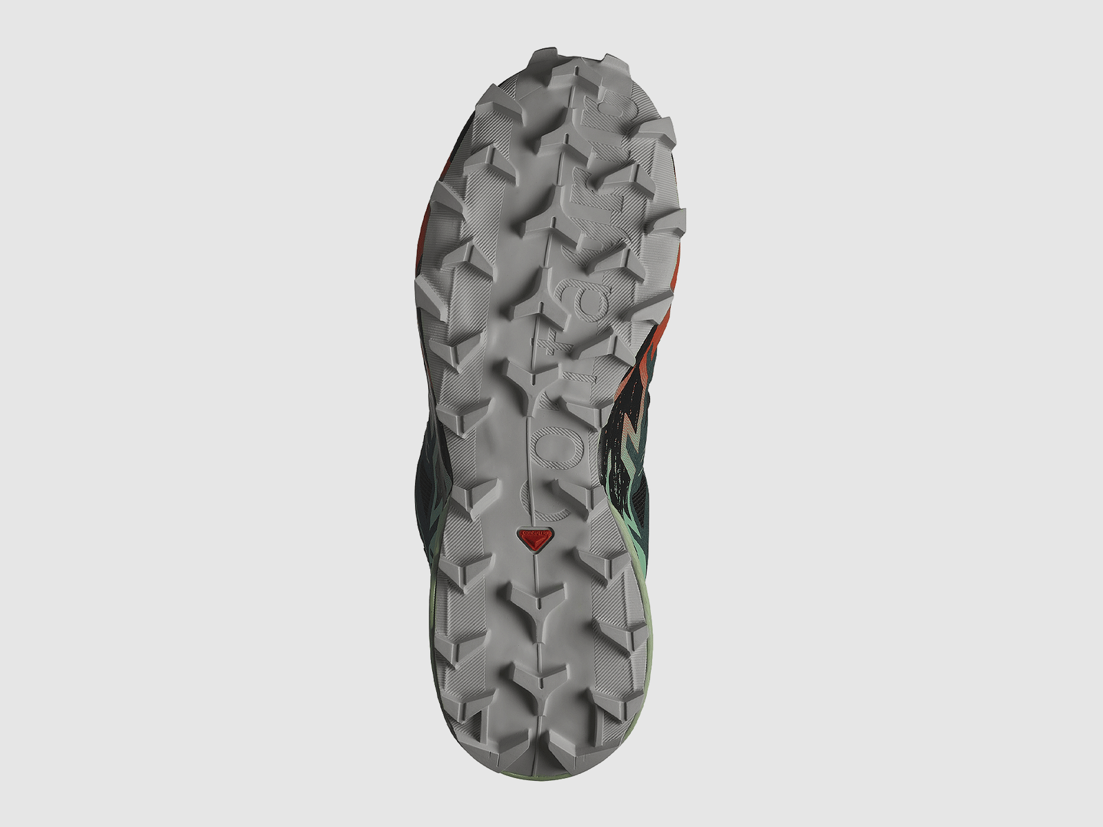 SALOMON – DAMEN – SPEEDCROSS 6 GTX W Schwarz / Elektrisches Grün / Kirschtomate, Bild 5 von 7