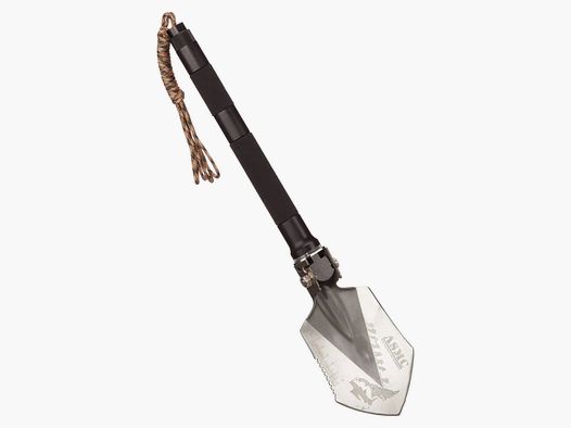 ASMC ASMC Survivalspaten Edelstahl schwarz