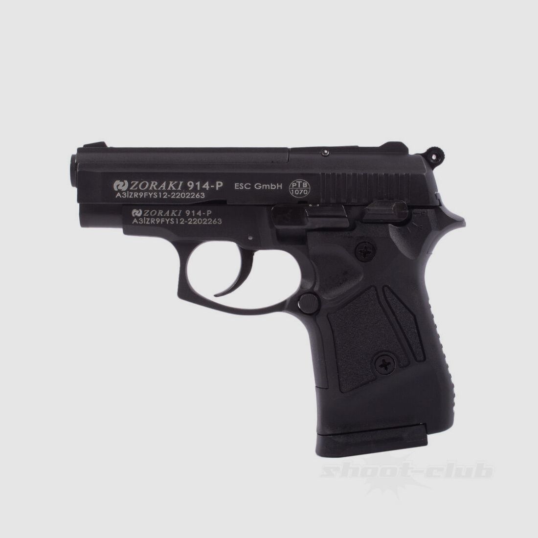 Zoraki 914-P Schreckschusspistole 9mm P.A.K. brüniert