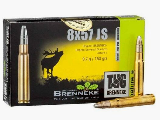 Brenneke 8x57 IS TUG nature+ 9,7g/150grs. Brenneke