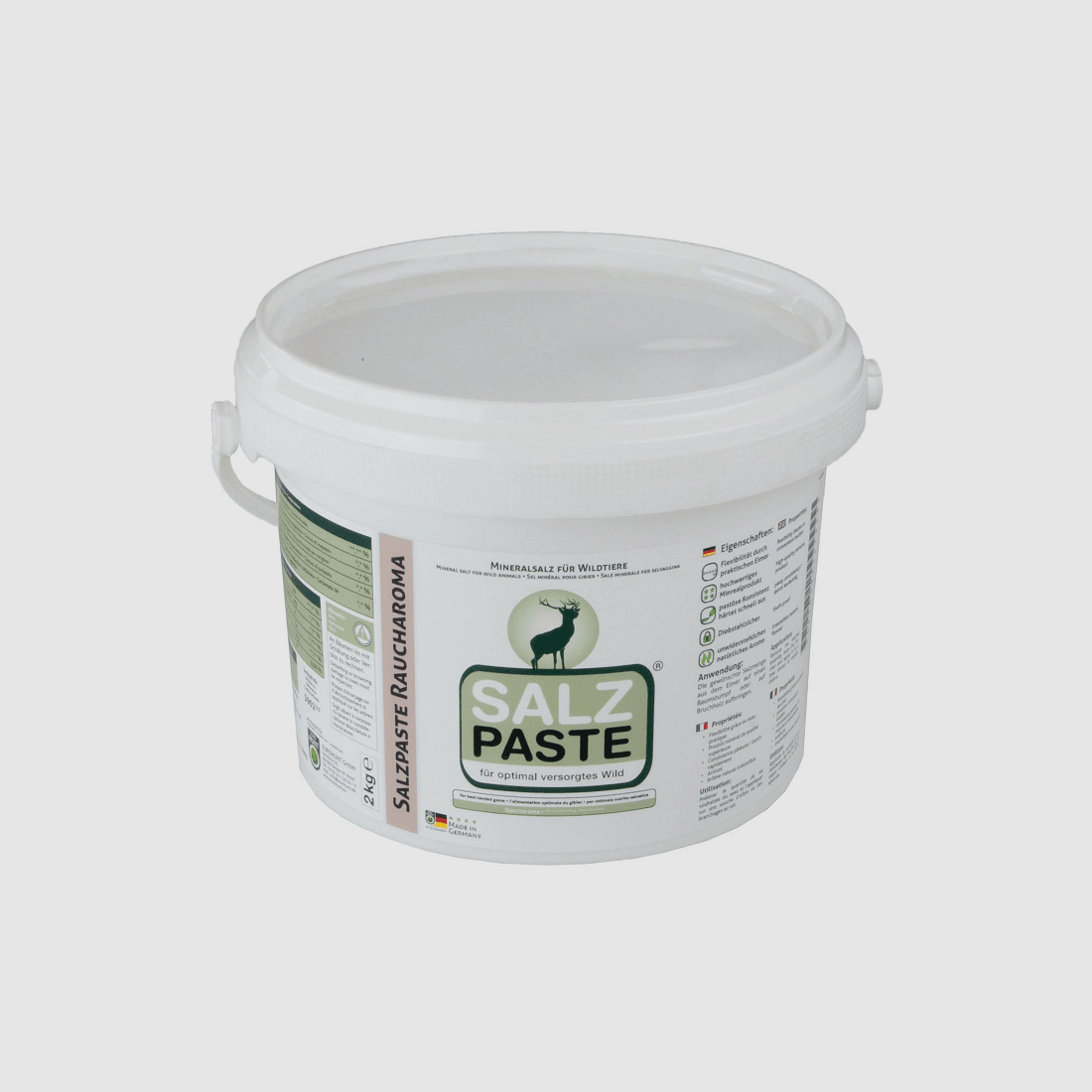 Pasta de sal Eurohunt 2 kg cubo aroma ahumado