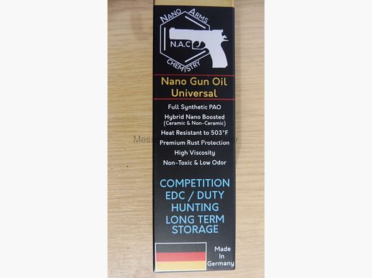 <Nano Gun Oil Universeel van Nano Arms Chemistry.
