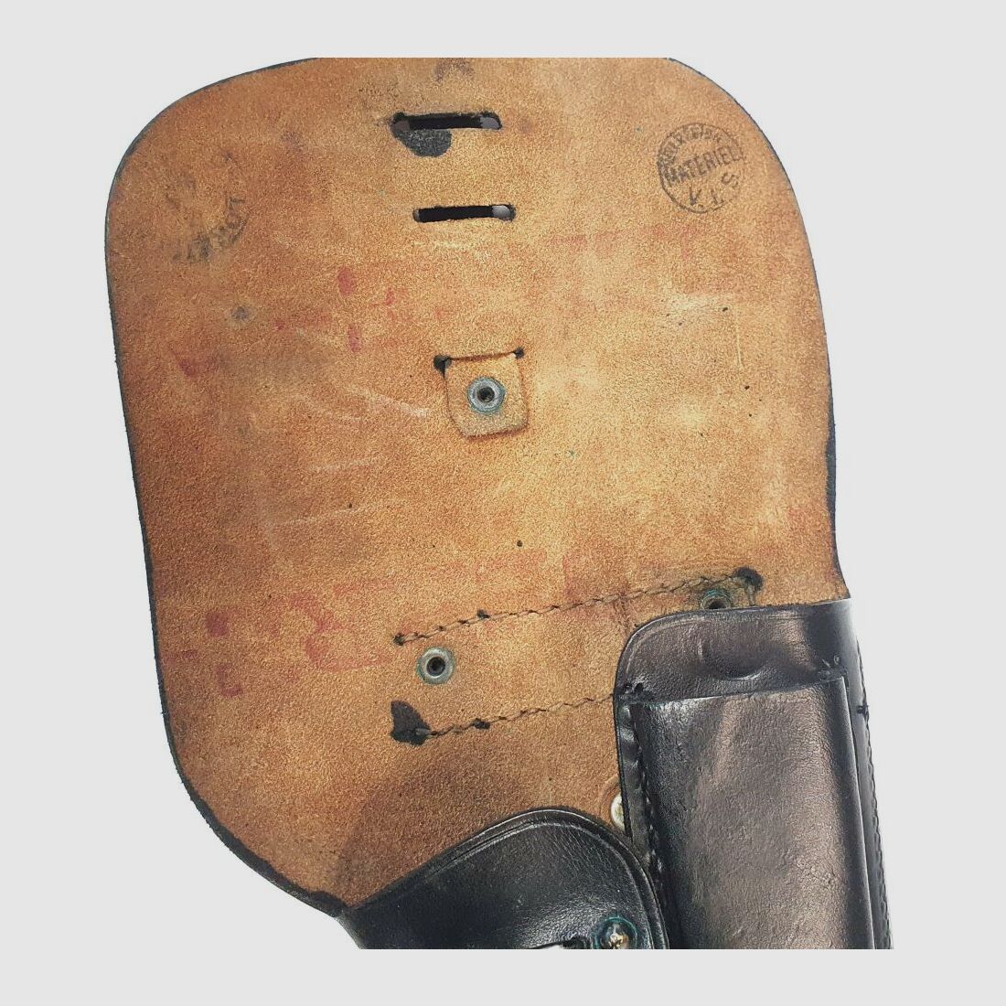 Holster inconnu pour pistolet Mac 50, holster en cuir armée française