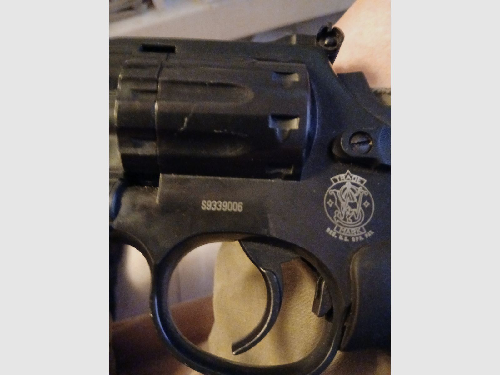 Pistolet à gaz Smith & Wesson, 4,5 mm Diabolo, similaire à Dirty Harry
