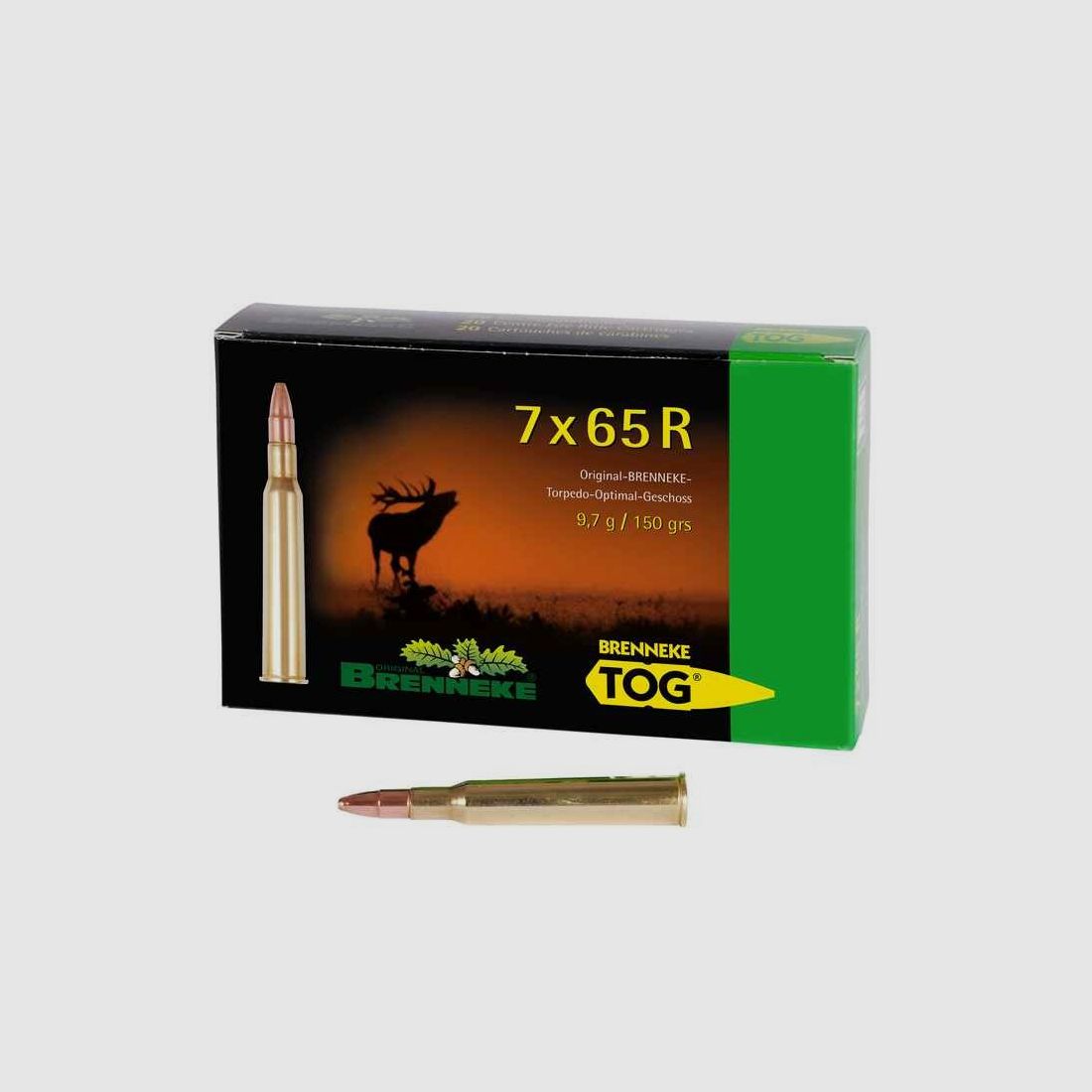 7x65 R TOG 9,7g/150grs. Brenneke