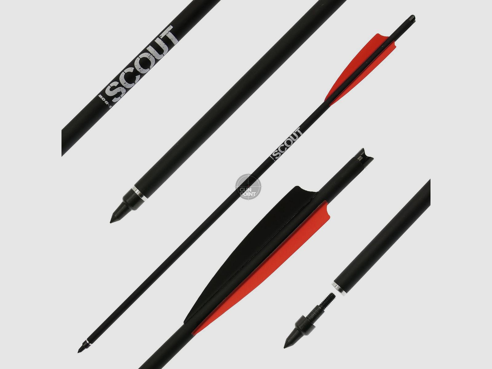 Armbrustbolzen | X-BOW FMA Scout - Hybridbolzen - Länge: 22 Zoll