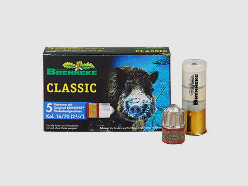 Brenneke Classic .16/70 27g 5 patronen