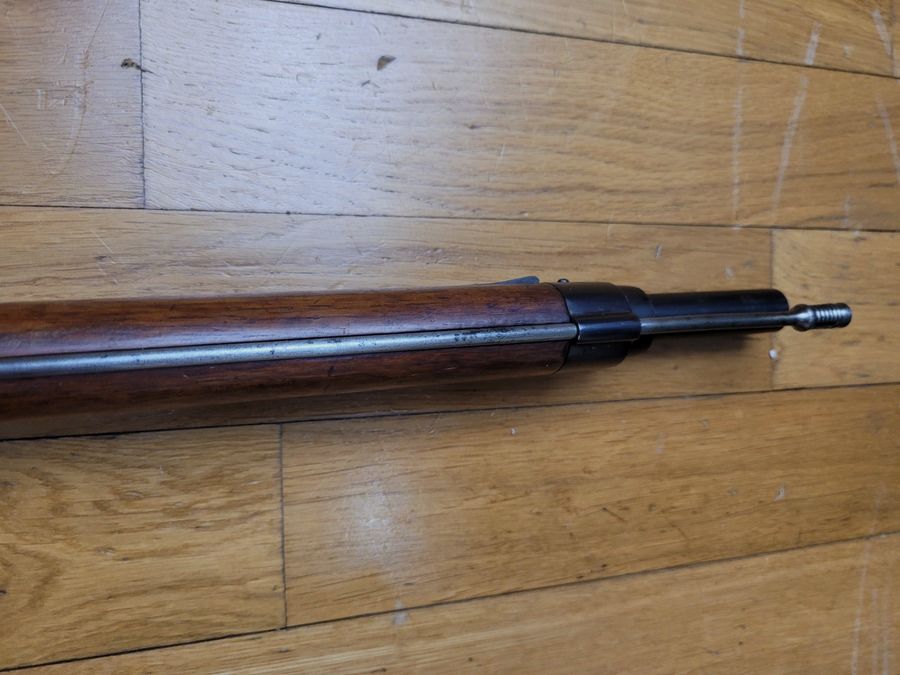 Sehr schönes Schweizer Gewehr Vetterli – Modell 1871 – Kaliber 10,4mm – 11 Schuss Röhrenmagazin – Einheitsnummer – exzellenter Lauf – revolutionäres europäisches Gewehr – TBE++, Bild 22 von 28