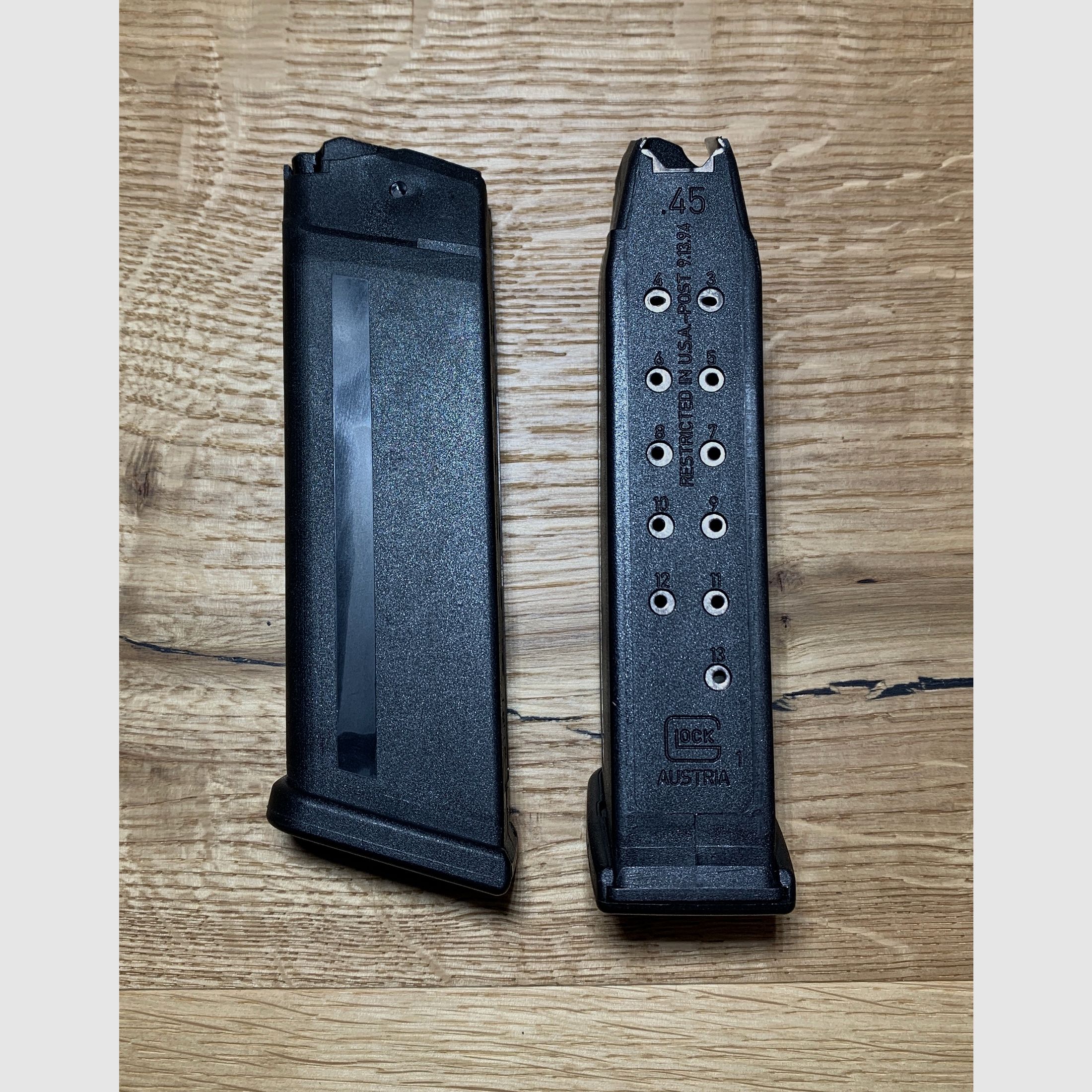 Glock Magazin Kaliber .45 Auto für Glock 21, 21c und 41 Modelle
