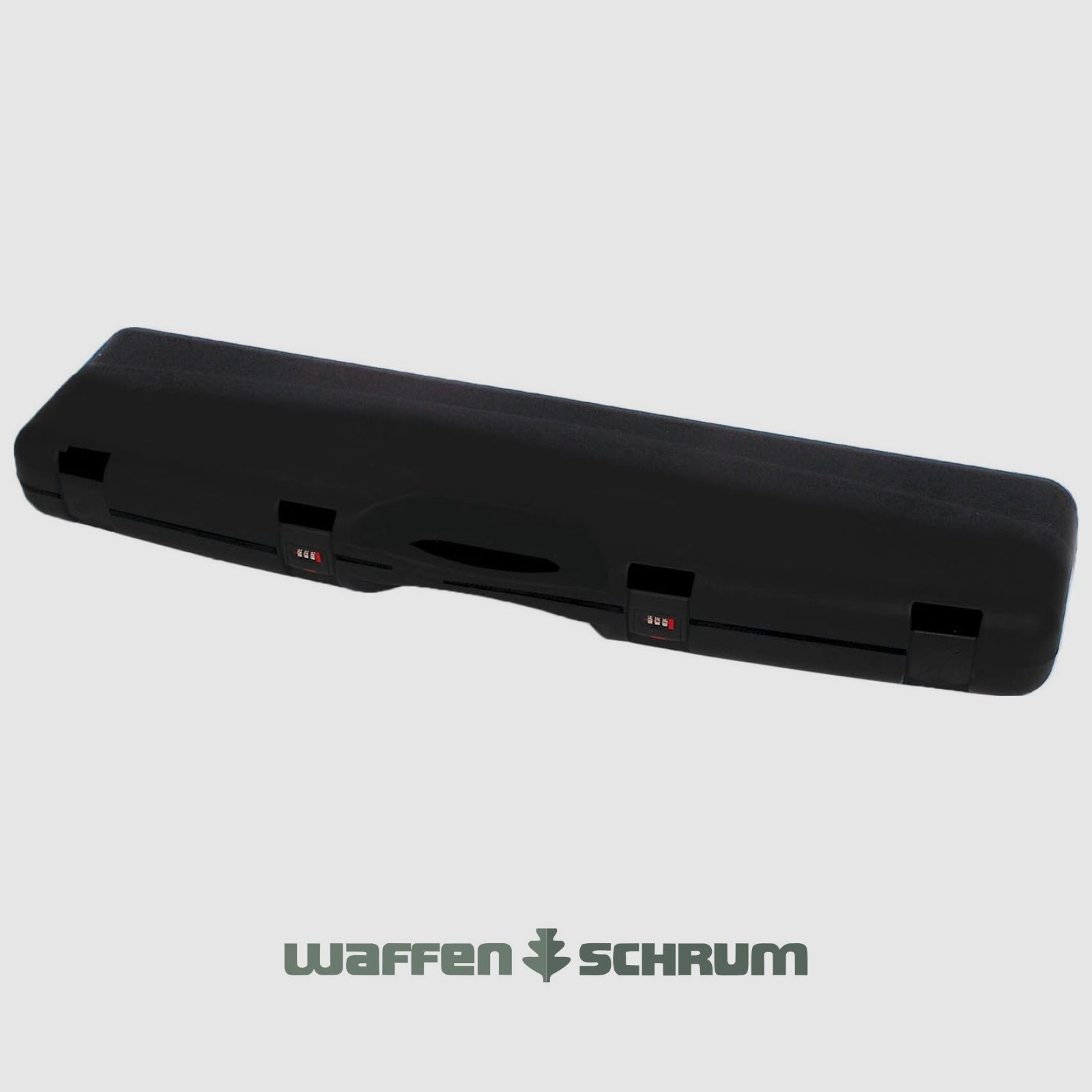 Custodia in plastica Fritzmann per fucile 97x25x10cm con chiusure a clip e lucchetti a combinazione