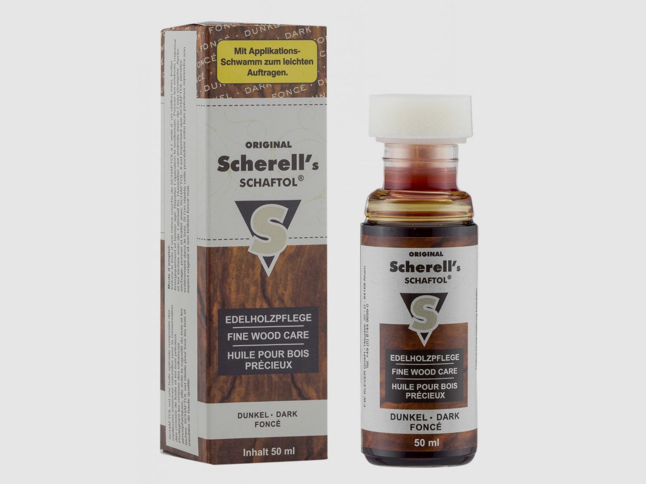 Öl für Holz dunkel getönt - Schaftöl, Bild 1 von 4