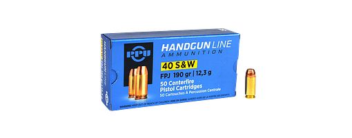 Prvi Partizan PPU .40 S&W Vollmantel 190 grs 50 Schuss