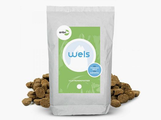 anbri gebackenes Hundetrockenfutter Frischer Wels mit Kartoffeln 5 Kg