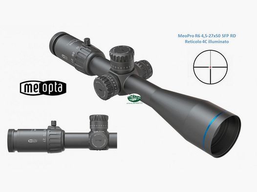 MEOPTA MeoPro R6 4,5-27x50 SFP RD Fadenkreuz 4C beleuchtet