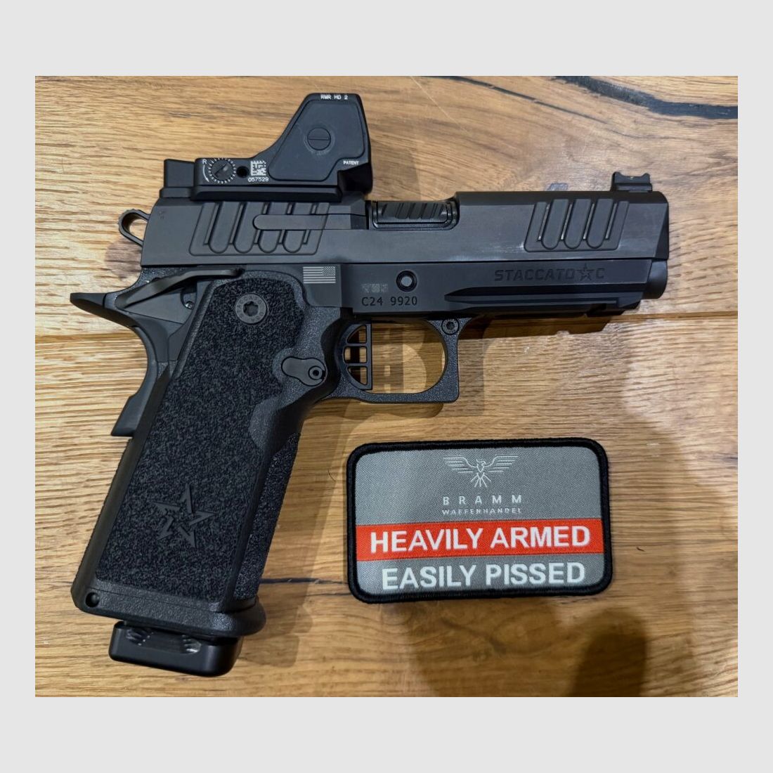 Staccato Model C - gerader Abzug - Trijicon RMR HD