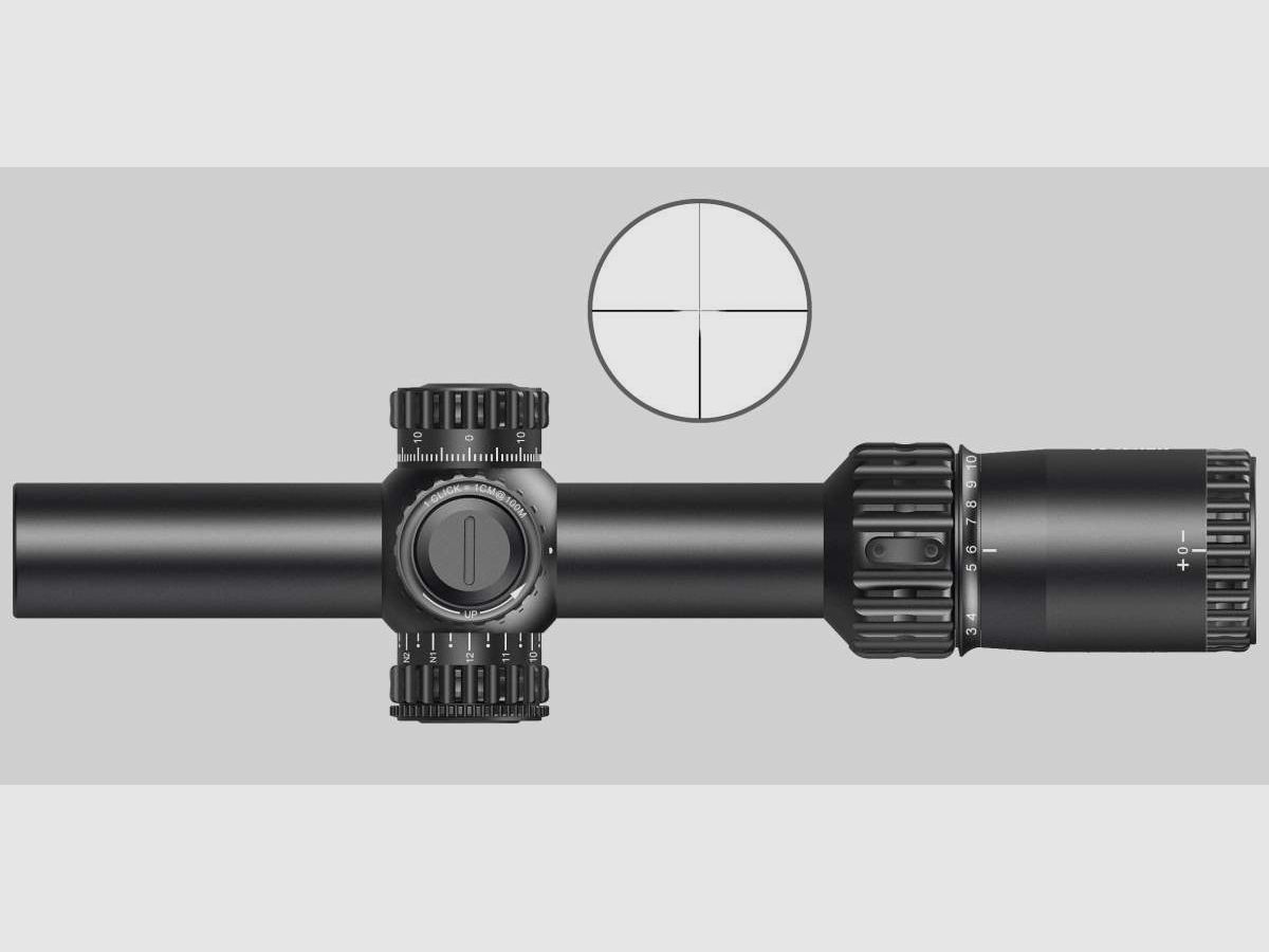 Zielfernrohr XO 1-10 x 24 Leuchtabsehen 7L, Bild 4 von 8