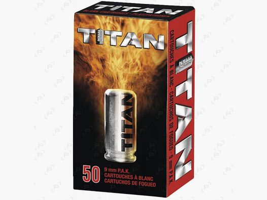 Blank cartridges PERFECTA TITAN Cal. 9 mm PAK