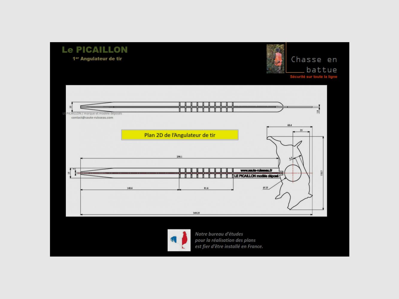 Schusswinkelmesser Picaillon, Bild 6 von 6