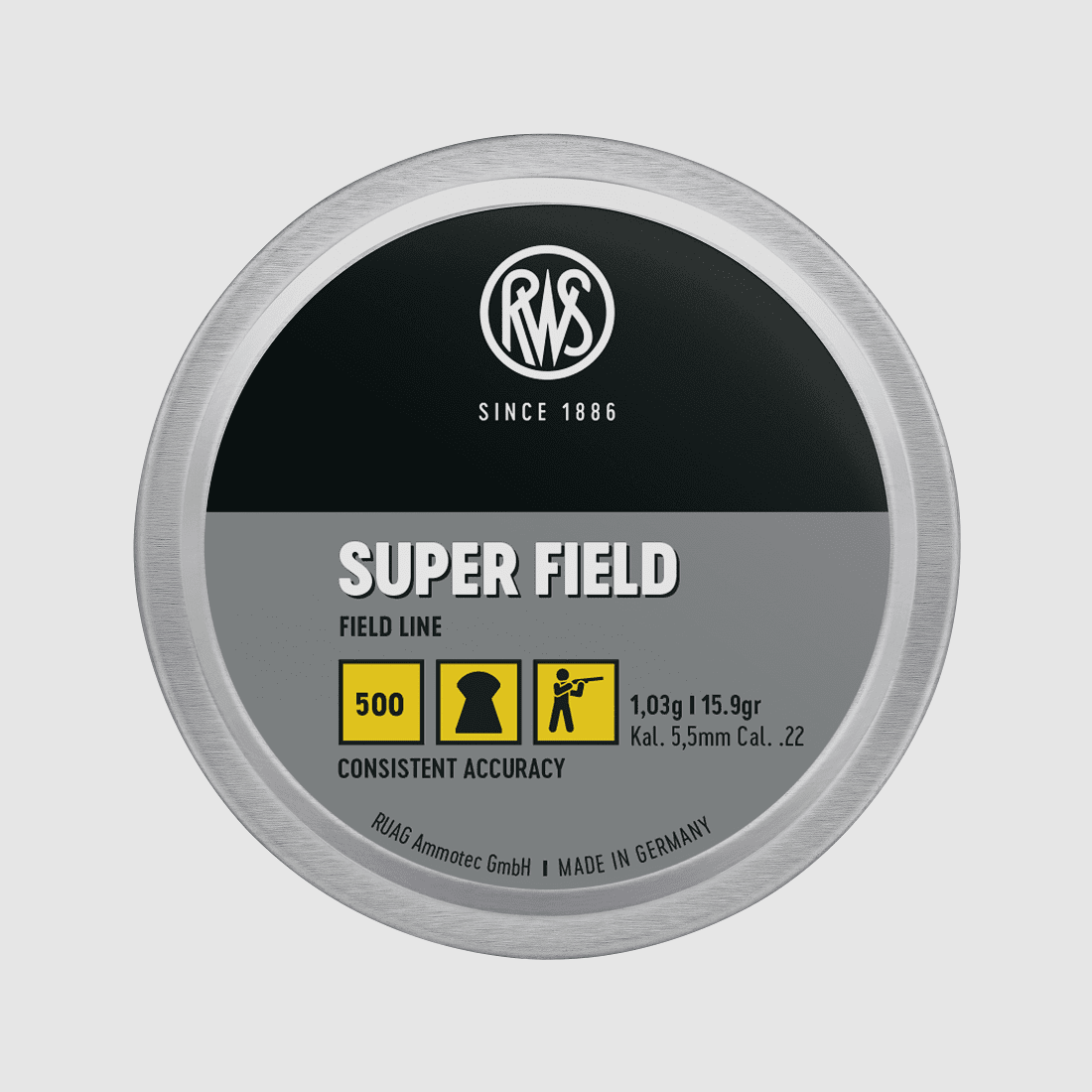 RWS S-FIELD Diabolo 5.5 mm Ø5.51 1.03 g 500 pcs