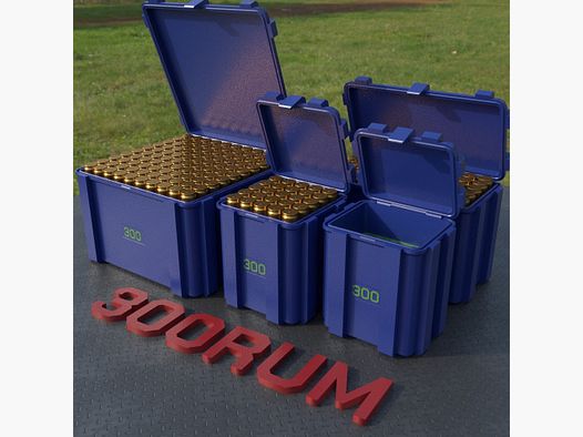 Filamelt Munitionsbox / .300 RUM / ‘Klappdeckel’ / Patronenbox, Ammo Box