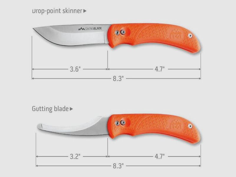 Outdoor Edge Swingblade Kniv med Bugåbner, billede 5 af 5