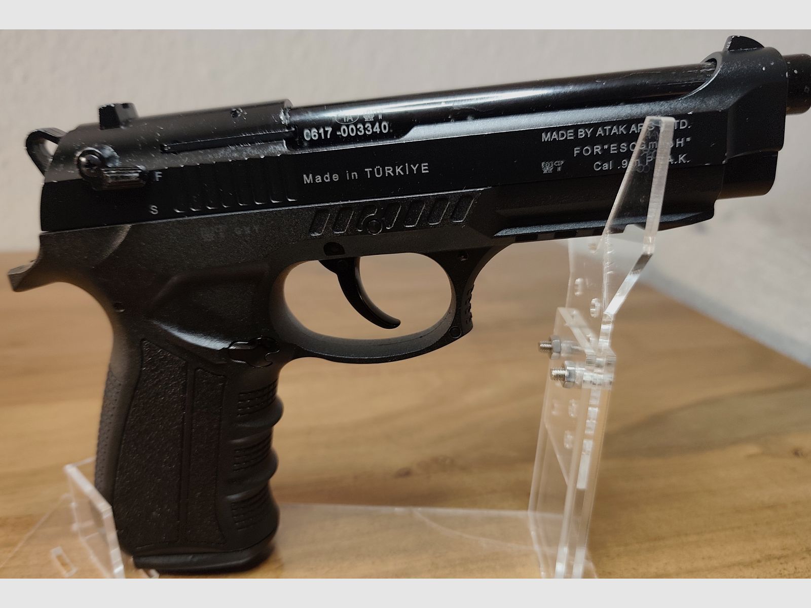 Zoraki 918 Kaliber 9mm P.AK. PTB 965 OVP + Munitie