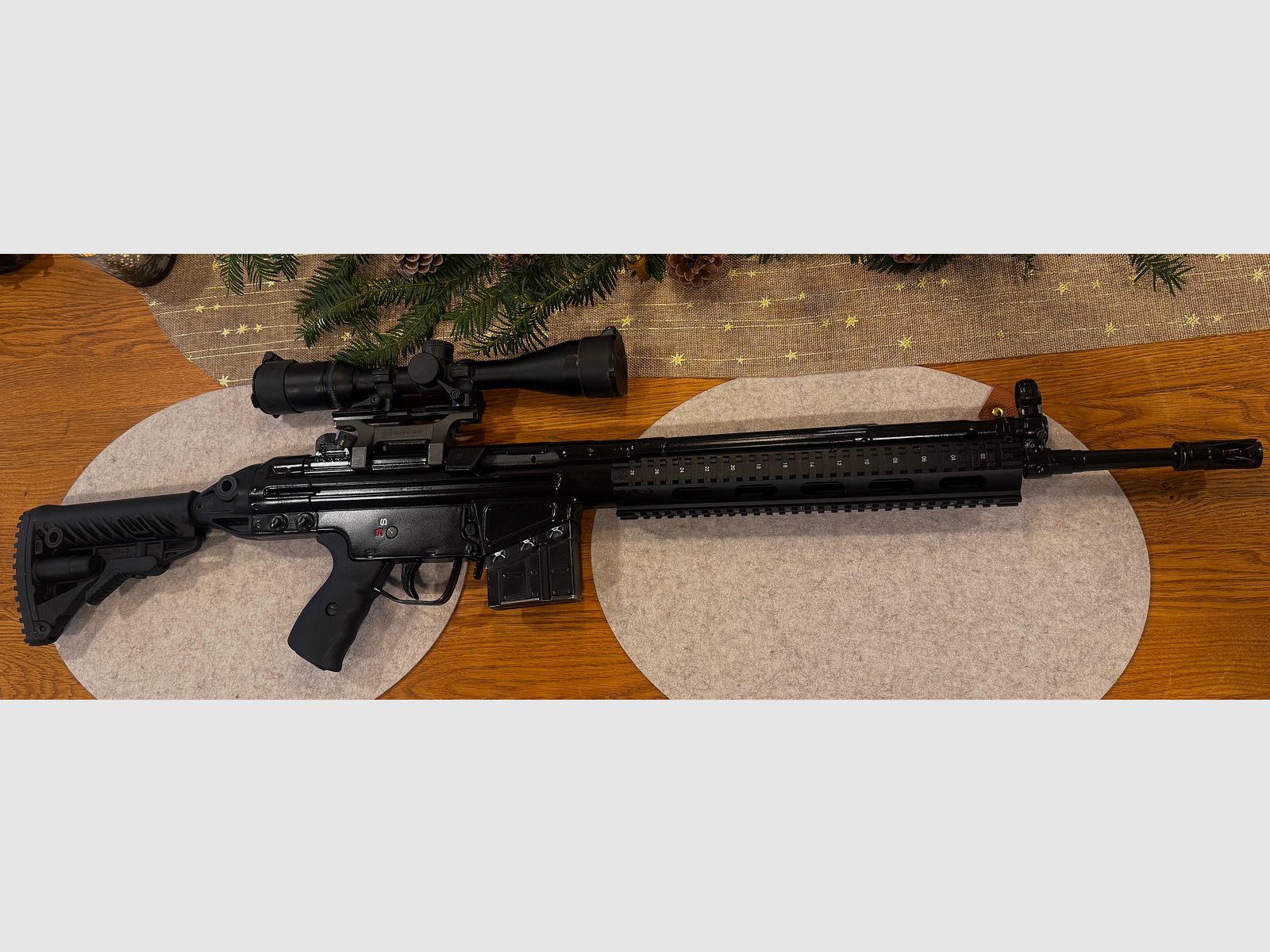 Luxdeftec LDT HSG 41    G3   .308 Win   with a lot of accessories