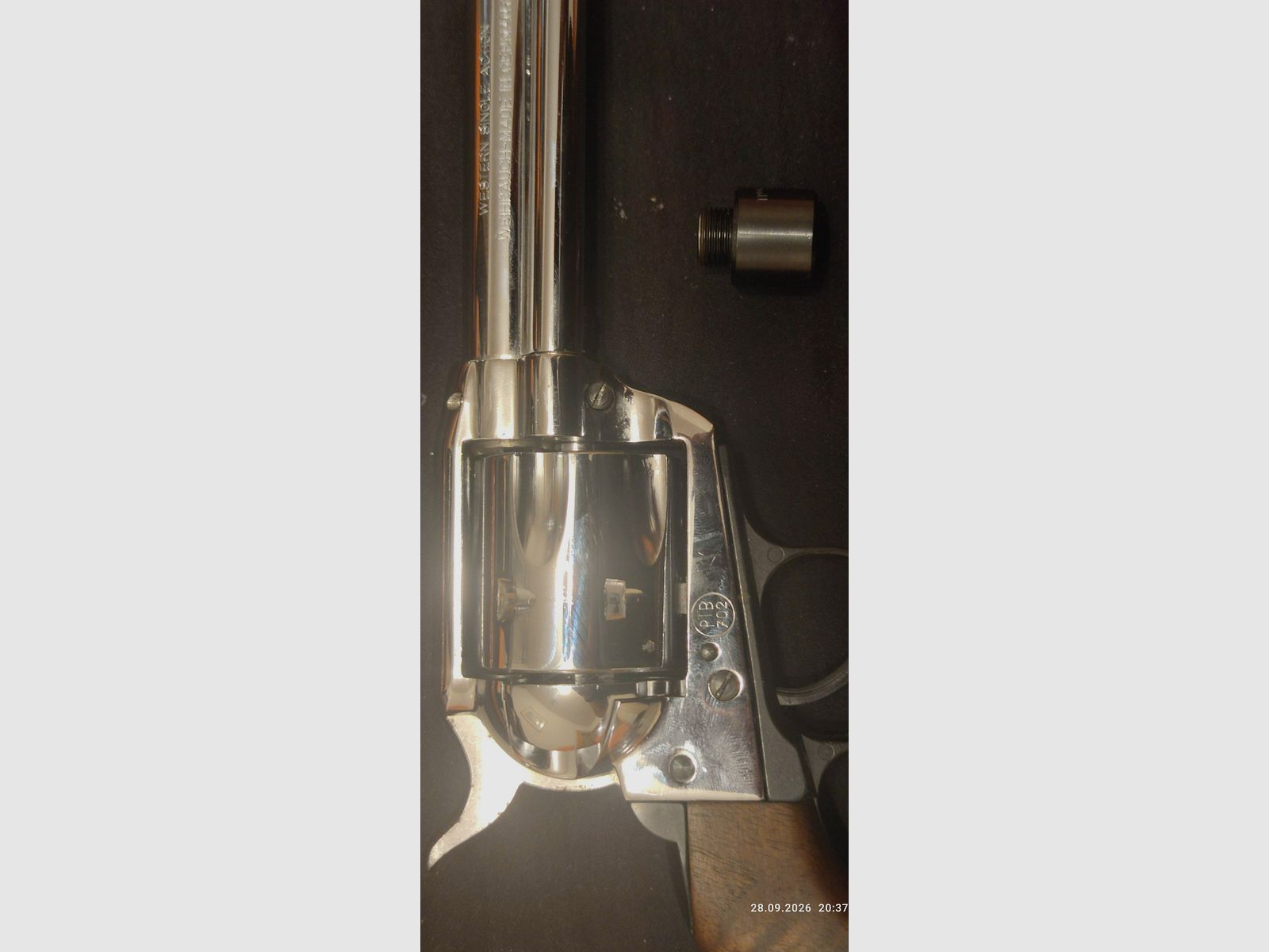 Weihrauch SAA 1873 CHROM PTB 702 9 mm RK  , Bild 6 von 9