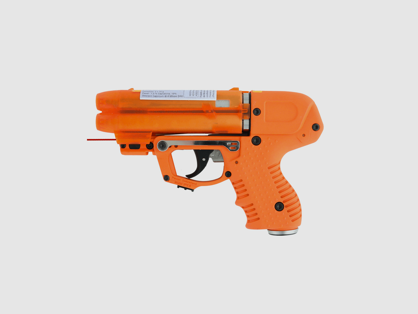 RADAR – PIEXON – PFEFFERSPRAY – JPX6 LASER (Wiederaufladbar – 4 Schüsse enthalten), Bild 3 von 11