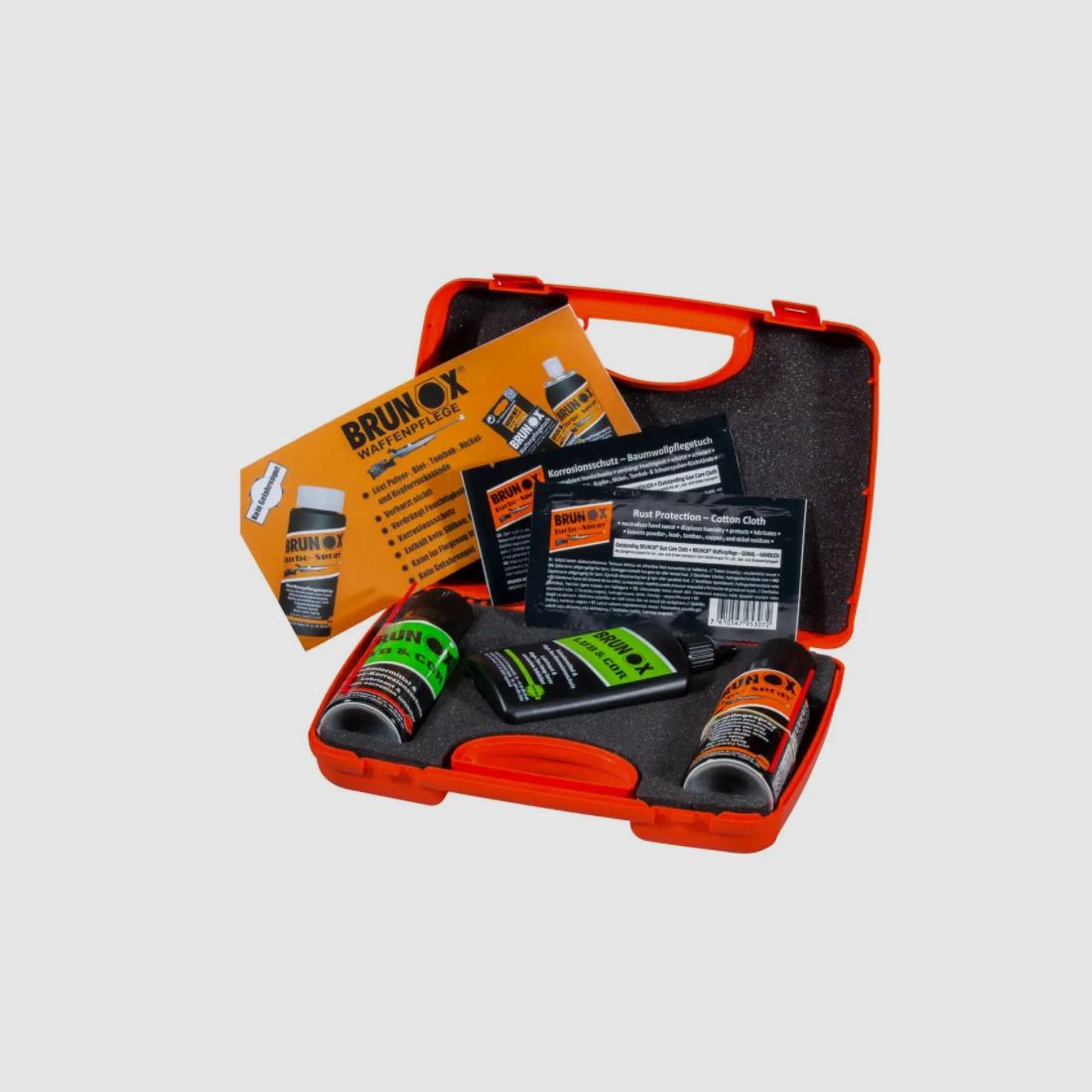 Brunox care box - aerosol + lube & corrosion + cleaning cloth