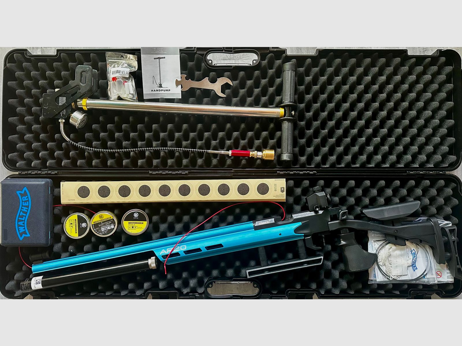 Hämmerli AR20 Pro Match luchtbuks – als nieuw – <500 schoten – met accessoires, afbeelding 3 van 3