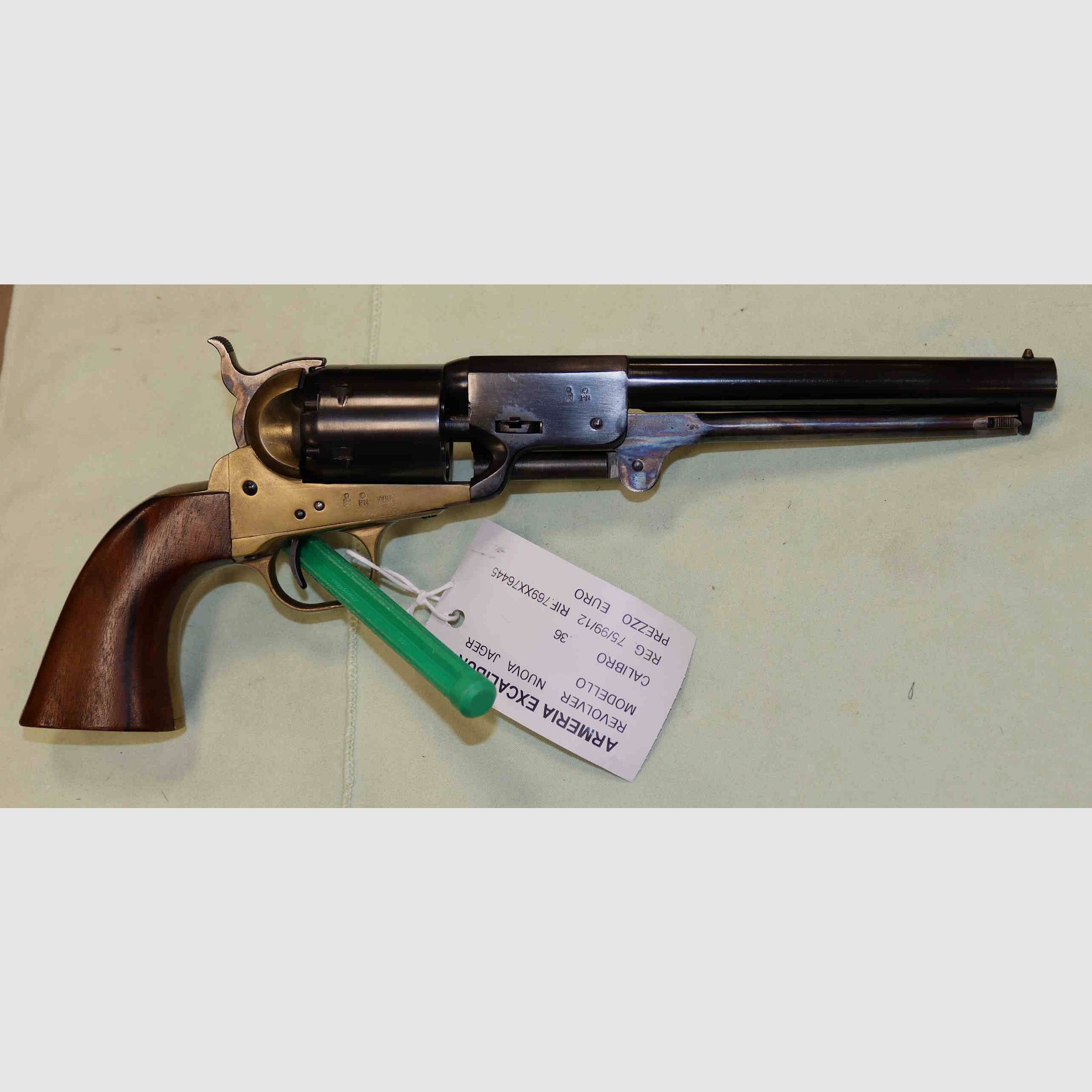 Revolver Nachbildung Vorderlader Neue Jager Modell Navy Kaliber 36, Bild 4 von 5