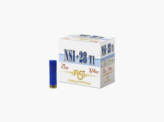 Nobel NSI 28 T1 patronen kal. 28/70 21 g lood 10
