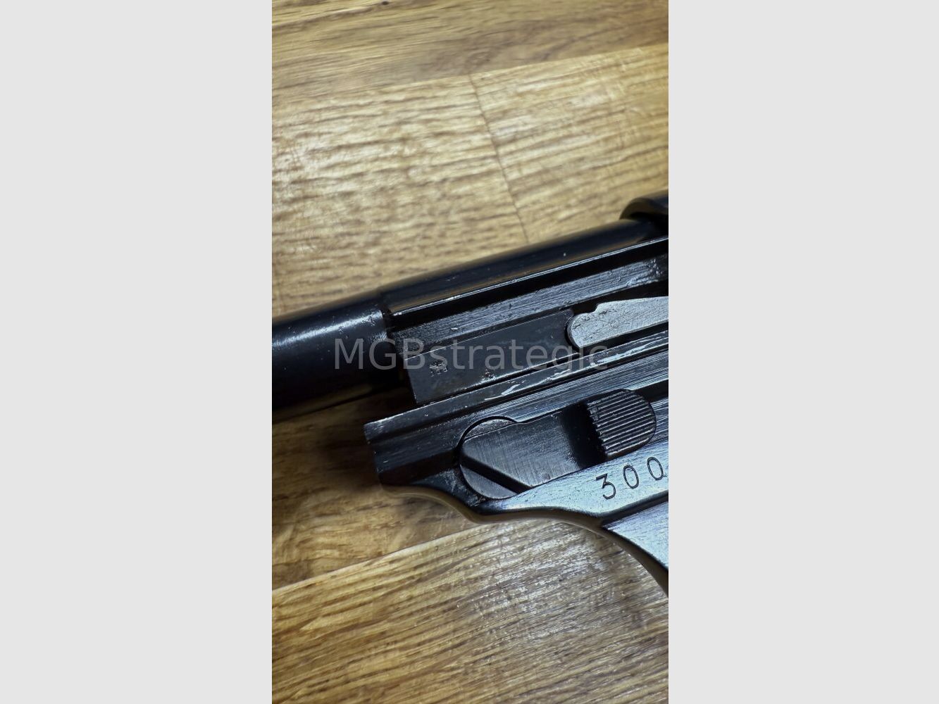 P 38 ac 43 - semi-automatic pistol 9mm Luger - Wehrmacht matching number - WaA acceptance / P38