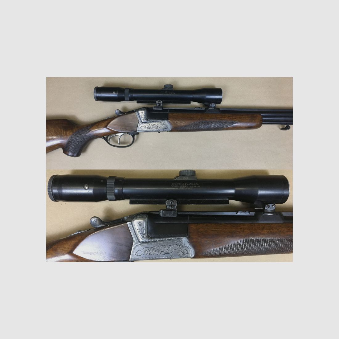 Double-barreled rifle Krieghoff cal. .30-06 & 16/70