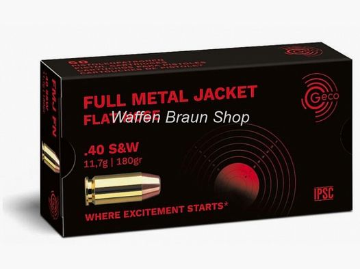 Geco .40 S&W VMF 11.7g 50 pieces