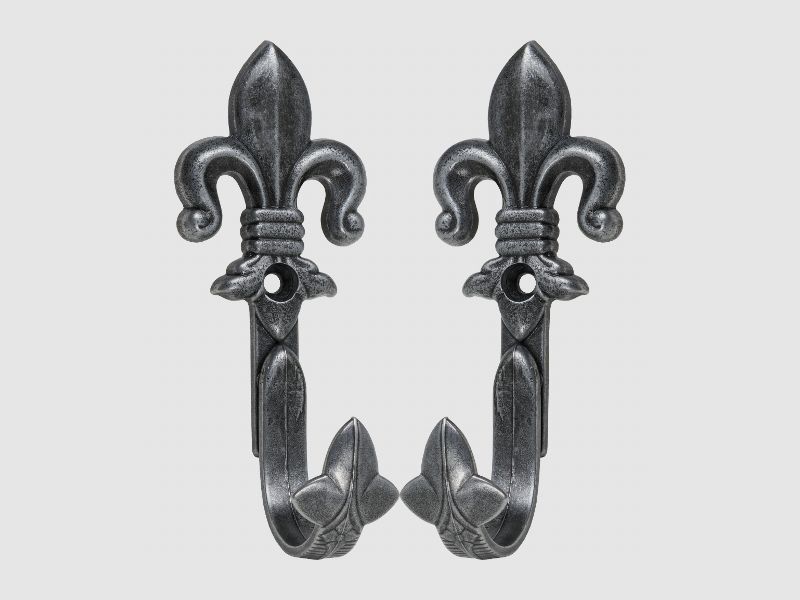 Pistolenhalter, Lilie, silber -