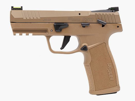Sig Sauer – Pistole / P322 SAO Fiber Optic Visierung OP / .22lr / Coyote