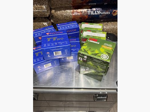 Kaliber 12, diverse, original verpackt