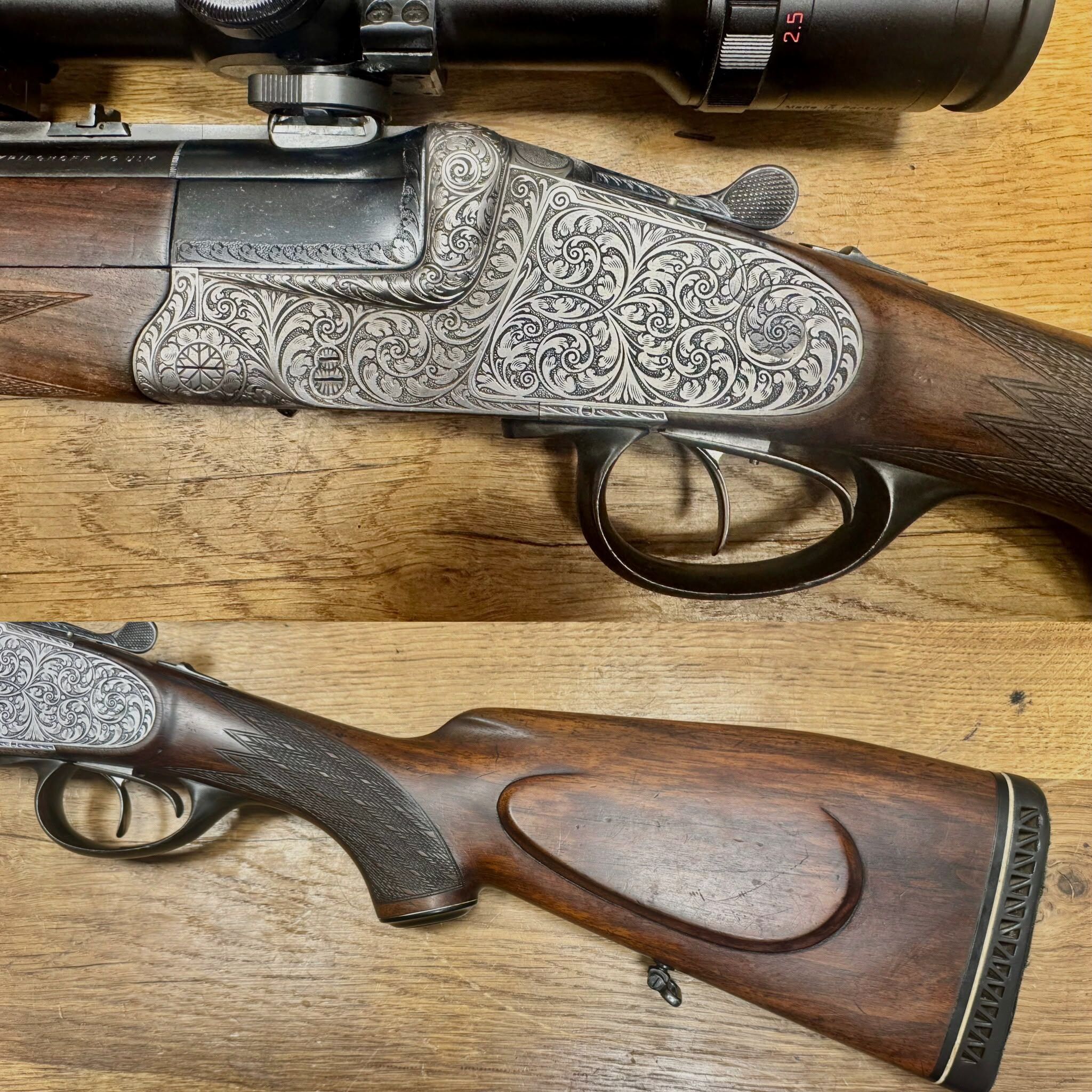 Krieghoff Ulm Primus Escopeta de Perrotes con Cañón Intercambiable y Leica Visus, imagen 3 de 6