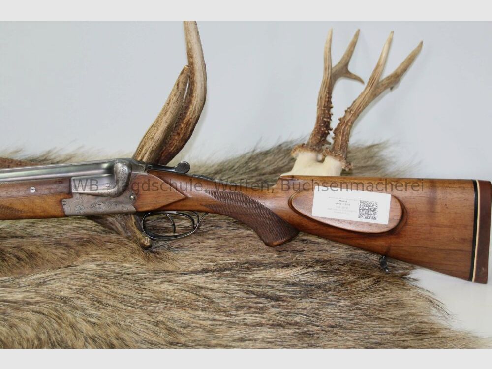 Light and manageable Merkel shotgun 16/70