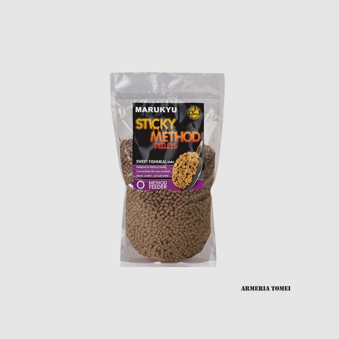 MARUKYU – STICKY METHOD PELLETS SWEET FISHMEAL 2MM / 800g