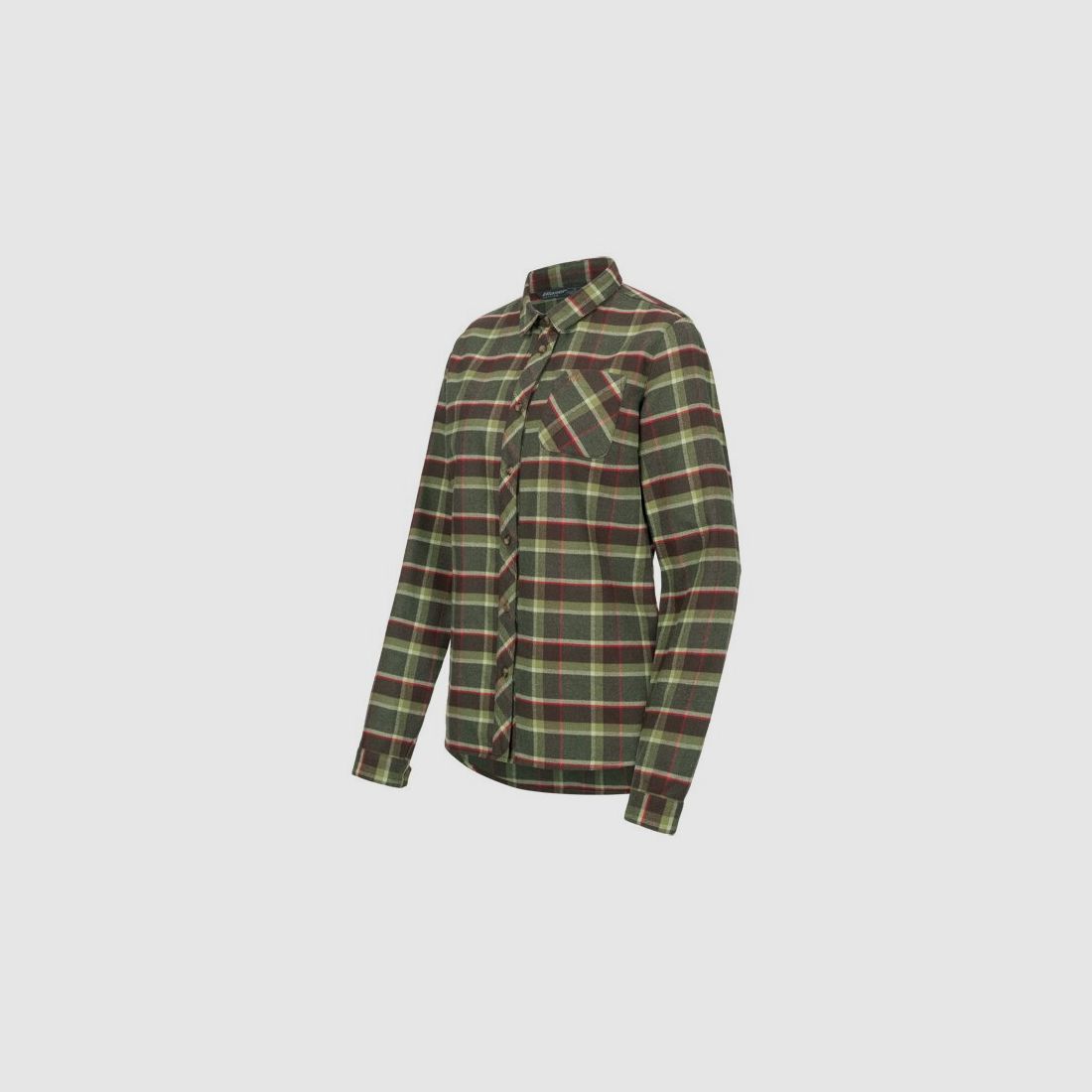 Blaser Damen Bluse Charlotte oliv/rot kariert