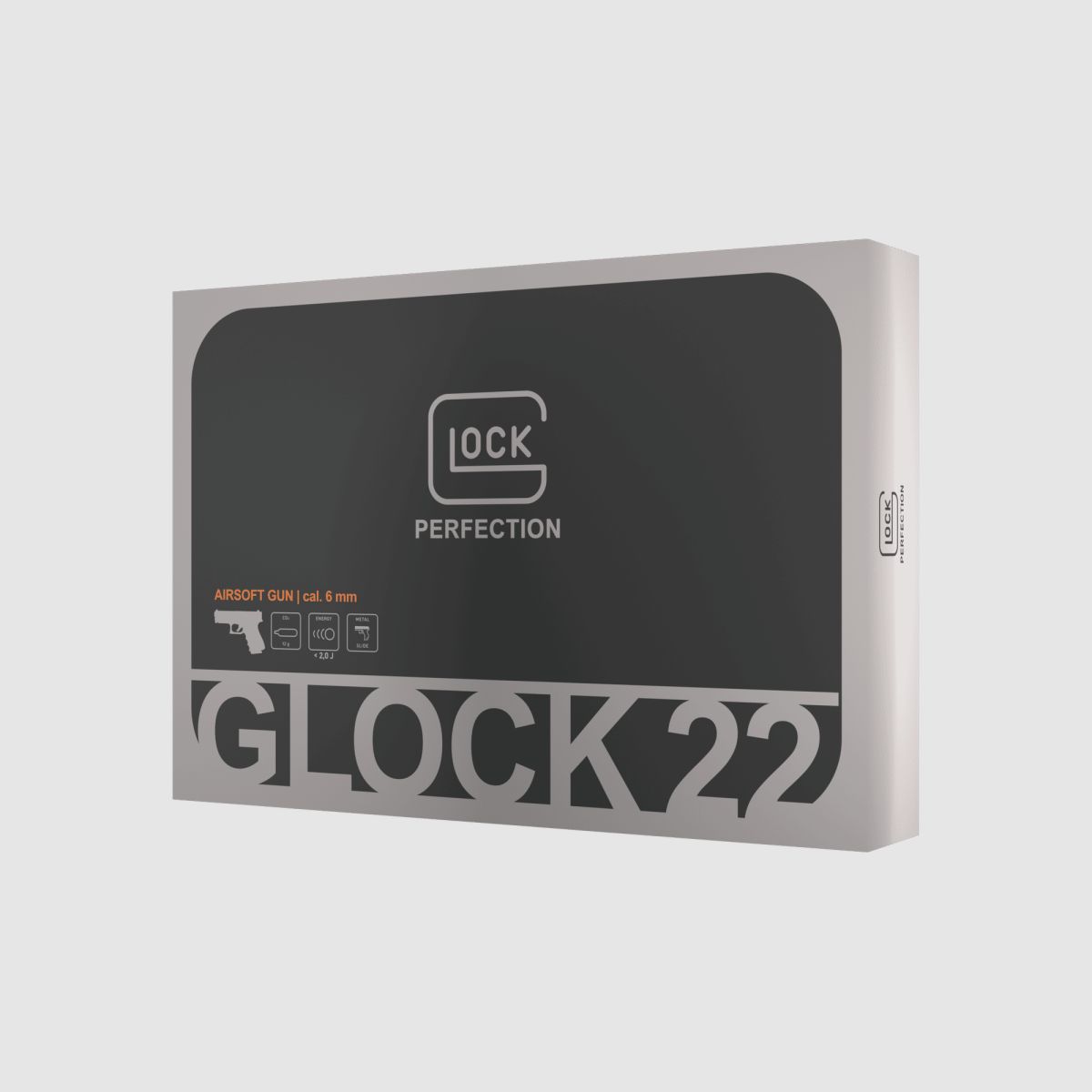 Glock 22 mit Metallschlitten CO² Schwarz - VfC