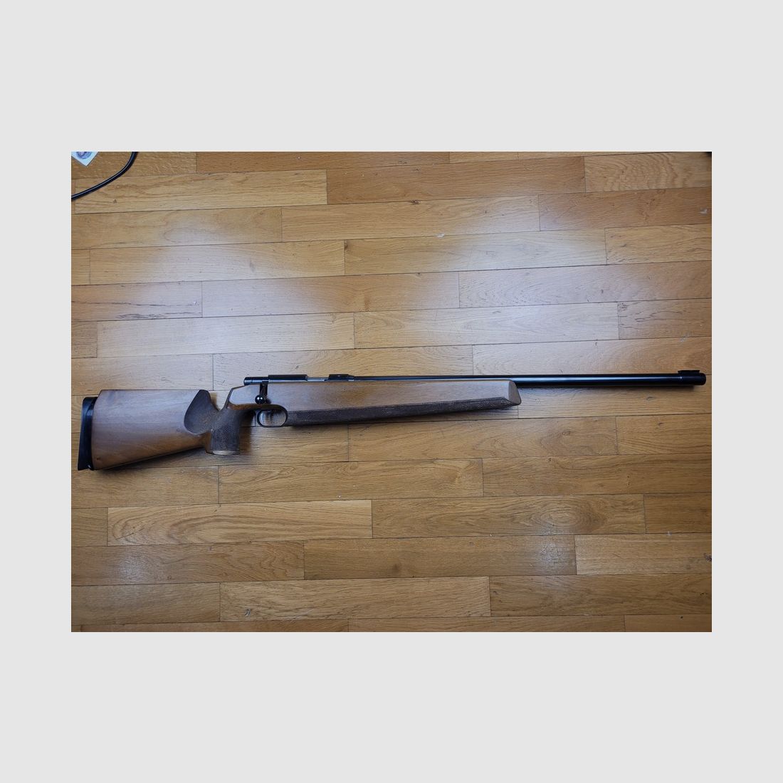 Mooie precisiegeweer – Anschütz – Model Match 54 – Kaliber 22LR enkelvoudig – zware loop – zeer goede staat, afbeelding 21 van 21