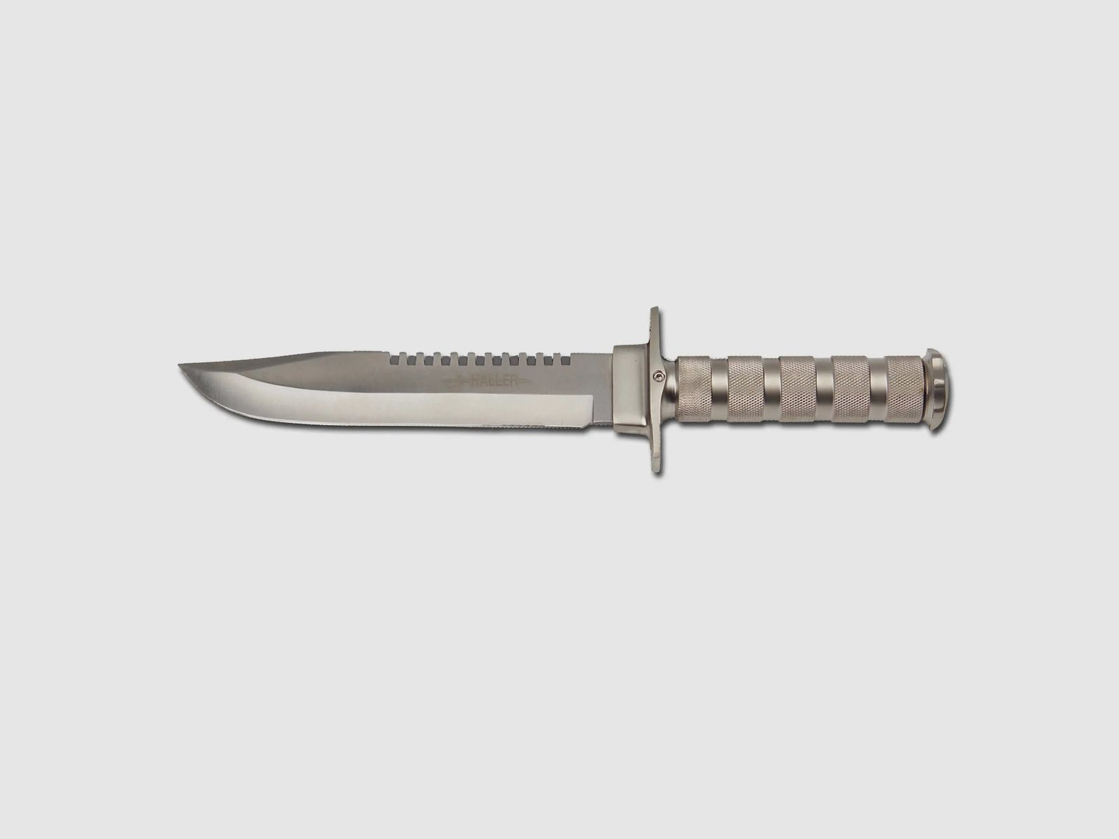 Haller Haller Survivalmesser silberfarben